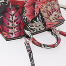 Salvatore Ferragamo Hand Bag Leather 2way Silver Pink Auth 156332SAM-7