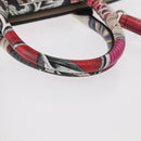 Salvatore Ferragamo Hand Bag Leather 2way Silver Pink Auth 156332SAM-8