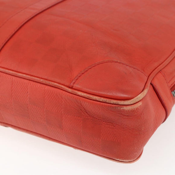 LOUIS VUITTON Damier Infini Porte Documents Voyage Bag N41143 Auth 156333