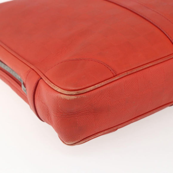 LOUIS VUITTON Damier Infini Porte Documents Voyage Bag N41143 Auth 156333