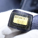 CHANEL Cruise Line Marine border Tote Bag Canvas Navy Silver CC Auth 156335-11