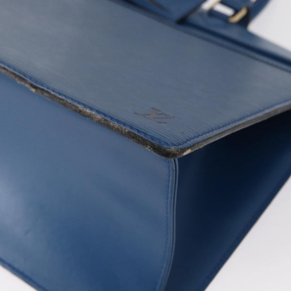 LOUIS VUITTON Epi Riviera Hand Bag Blue M48185 LV Auth 156339