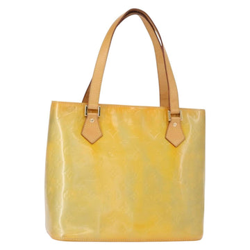 LOUIS VUITTON Monogram Vernis Houston Hand Bag Gris M91053 LV Auth 156340