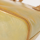 LOUIS VUITTON Monogram Vernis Houston Hand Bag Gris M91053 LV Auth 156340-15