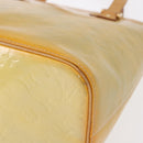 LOUIS VUITTON Monogram Vernis Houston Hand Bag Gris M91053 LV Auth 156340-9