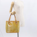 LOUIS VUITTON Monogram Vernis Houston Hand Bag Gris M91053 LV Auth 156340-22