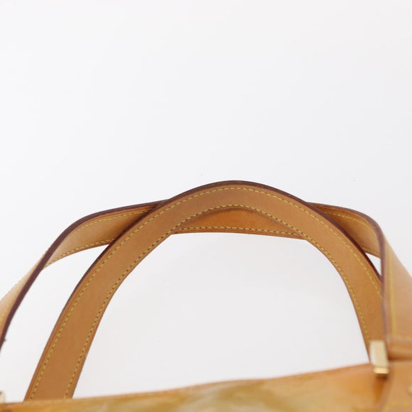 LOUIS VUITTON Monogram Vernis Houston Hand Bag Gris M91053 LV Auth 156340