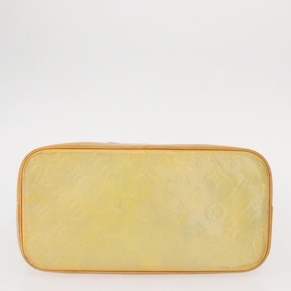 LOUIS VUITTON Monogram Vernis Houston Hand Bag Gris M91053 LV Auth 156340