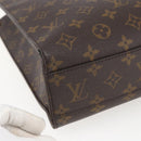 LOUIS VUITTON Monogram Sac Plat PM Hand Bag M51140 LV Auth 156344-13