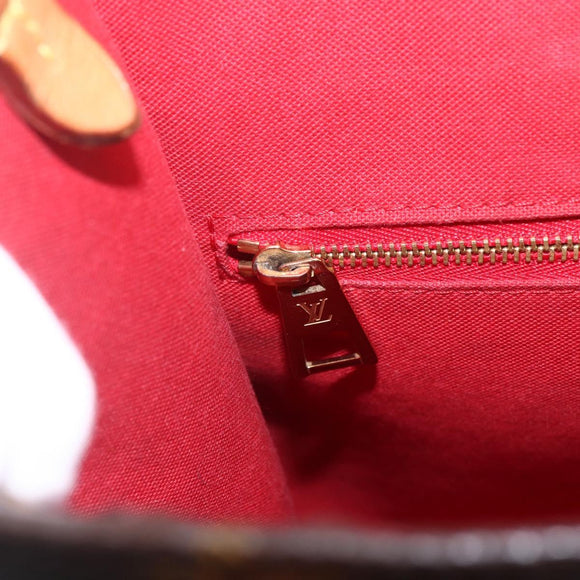 LOUIS VUITTON Monogram Sac Plat PM Hand Bag M51140 LV Auth 156344