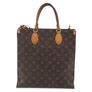 LOUIS VUITTON Monogram Sac Plat PM Hand Bag M51140 LV Auth 156344-3