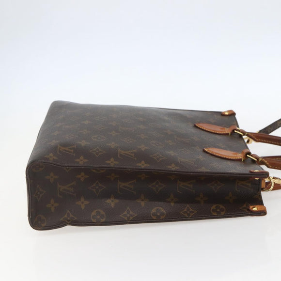 LOUIS VUITTON Monogram Sac Plat PM Handtas M51140 LV Auth 156344