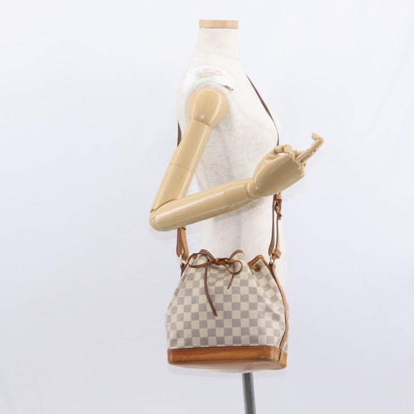 LOUIS VUITTON Damier Azur Noe BB Shoulder Bag N41220 LV Auth 156346