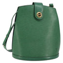 LOUIS VUITTON Epi Cluny Shoulder Bag Green M52254 LV Auth 156348-1