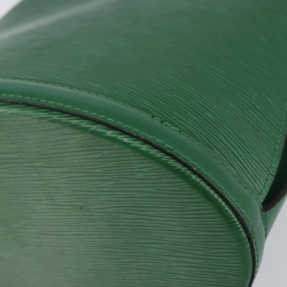 LOUIS VUITTON Epi Cluny Shoulder Bag Green M52254 LV Auth 156348