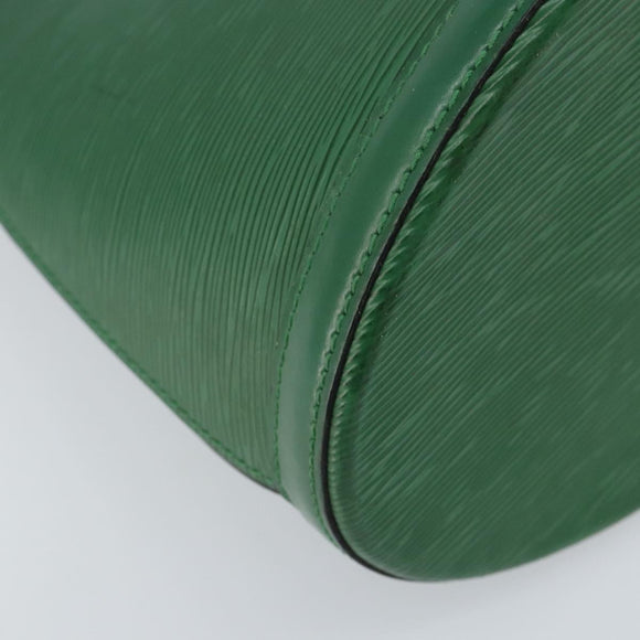 LOUIS VUITTON Epi Cluny Shoulder Bag Green M52254 LV Auth 156348