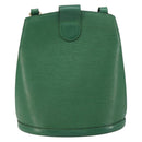 LOUIS VUITTON Epi Cluny Shoulder Bag Green M52254 LV Auth 156348-2