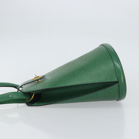 LOUIS VUITTON Epi Cluny Shoulder Bag Green M52254 LV Auth 156348