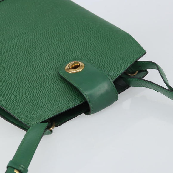 LOUIS VUITTON Epi Cluny Shoulder Bag Green M52254 LV Auth 156348