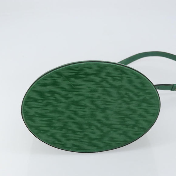 LOUIS VUITTON Epi Cluny Shoulder Bag Green M52254 LV Auth 156348