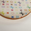 LOUIS VUITTON Monogram Multicolor Pochette GM Pouch White M60027 Auth 156352SV-15