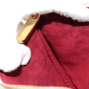 LOUIS VUITTON Monogram Multicolor Pochette GM Pouch White M60027 Auth 156352SV-20