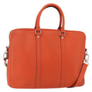 LOUIS VUITTON Taiga Porte Documents Voyage Bag Orange M30637 LV Auth 156354-1