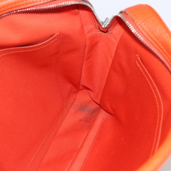 LOUIS VUITTON Taiga Porte Documents Voyage Tasche Orange M30637 LV Auth 156354
