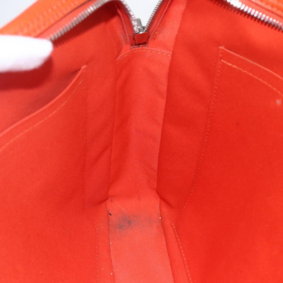 LOUIS VUITTON Taiga Porte Documents Voyage Bag Orange M30637 LV Auth 156354