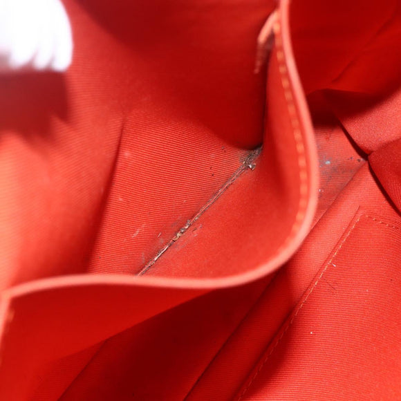 LOUIS VUITTON Taiga Porte Documents Voyage Bag Orange M30637 LV Auth 156354