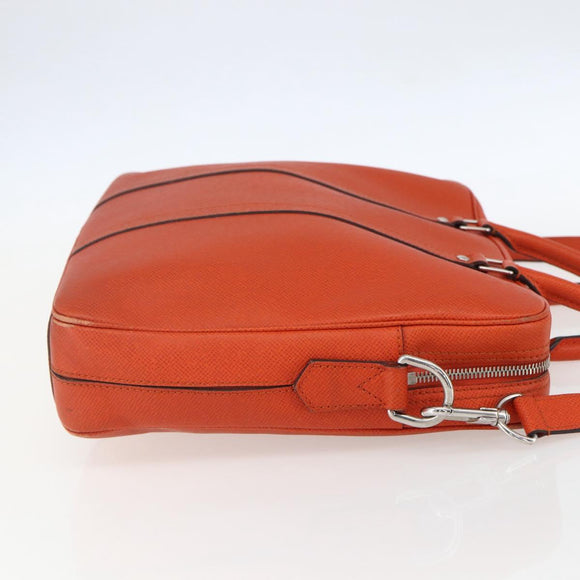 LOUIS VUITTON Taiga Porte Documents Voyage Tasche Orange M30637 LV Auth 156354