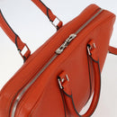 LOUIS VUITTON Taiga Porte Documents Voyage Bag Orange M30637 LV Auth 156354-6