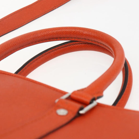 LOUIS VUITTON Taiga Porte Documents Voyage Tasche Orange M30637 LV Auth 156354