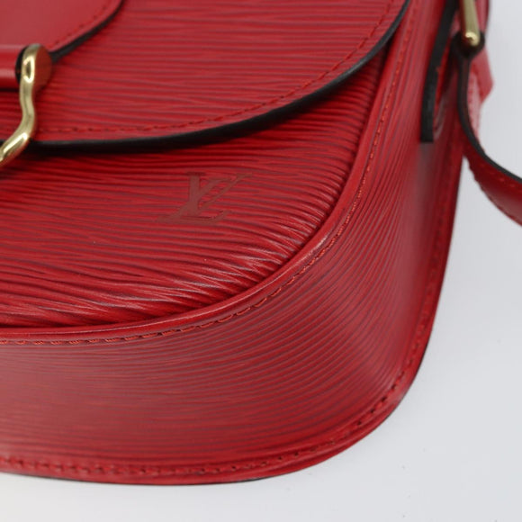 LOUIS VUITTON Epi Saint Cloud PM Shoulder Bag Red M52217 LV Auth 156355