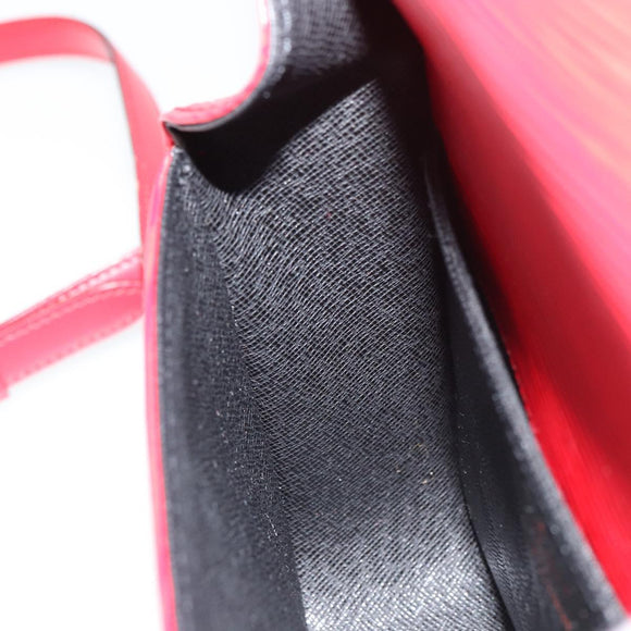 LOUIS VUITTON Epi Saint Cloud PM Shoulder Bag Red M52217 LV Auth 156355