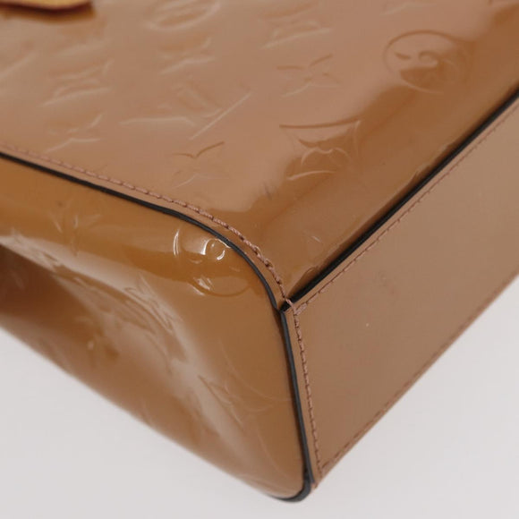 LOUIS VUITTON Monogram Vernis Catalina BB Bag Rose Velours M90015 Auth 156356