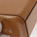 LOUIS VUITTON Monogram Vernis Catalina BB Bag Rose Velours M90015 Auth 156356-12