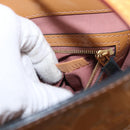 LOUIS VUITTON Monogram Vernis Catalina BB Bag Rose Velours M90015 Auth 156356-20