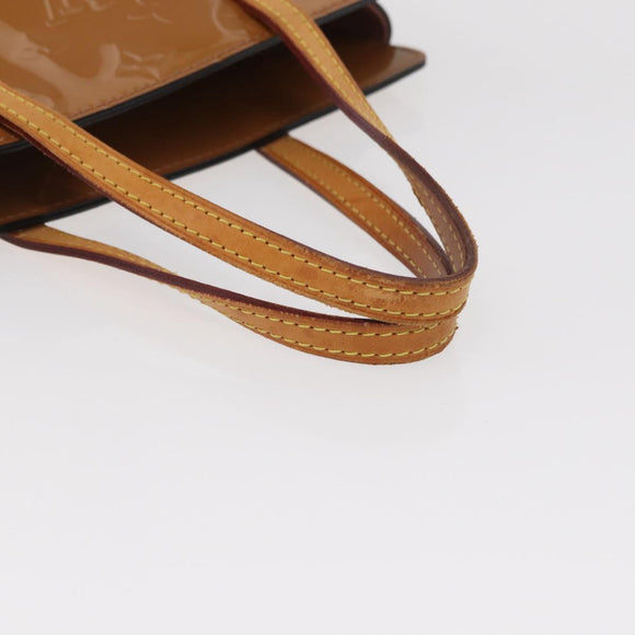 LOUIS VUITTON Monogram Vernis Catalina BB Bag Rose Velours M90015 Auth 156356