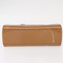 LOUIS VUITTON Monogram Vernis Catalina BB Bag Rose Velours M90015 Auth 156356-9