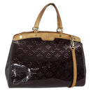 LOUIS VUITTON Monogram Vernis Blair MM Hand Bag 2way Amarante M91619 Auth 156360-1