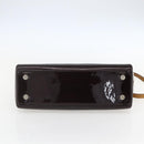 LOUIS VUITTON Monogram Vernis Blair MM Hand Bag 2way Amarante M91619 Auth 156360-5