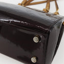 LOUIS VUITTON Monogram Vernis Blair MM Hand Bag 2way Amarante M91619 Auth 156360-17