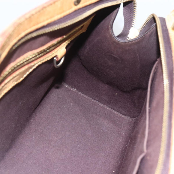 LOUIS VUITTON Monogram Vernis Blair MM Hand Bag 2way Amarante M91619 Auth 156360