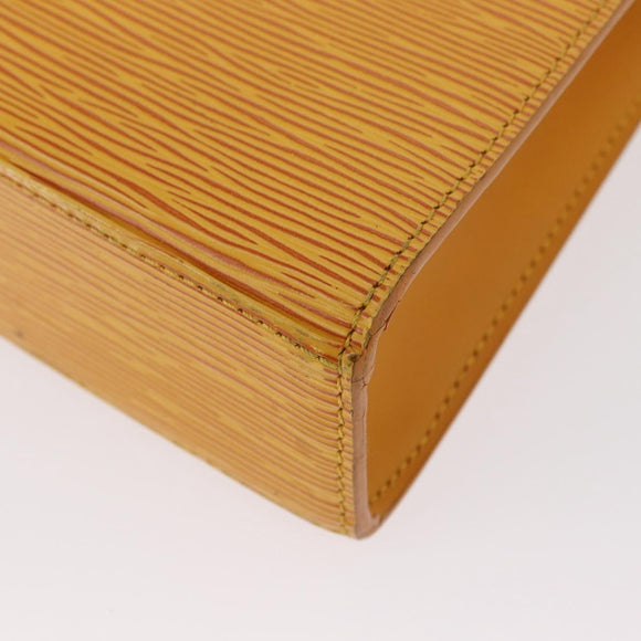 LOUIS VUITTON Epi Malesherbes Bag Tassili Yellow Jonne M52379 LV Auth 156361