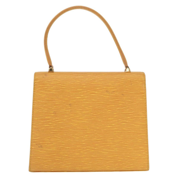 LOUIS VUITTON Epi Malesherbes Bag Tassili Yellow Jonne M52379 LV Auth 156361