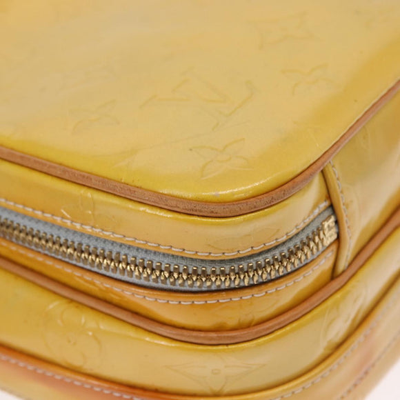 LOUIS VUITTON Monogram Vernis Wooster Shoulder Bag Gris M91036 LV Auth 156362