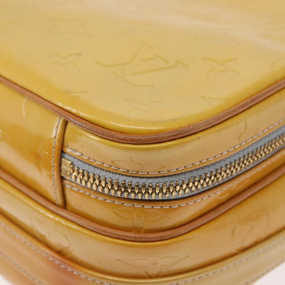 LOUIS VUITTON Monogram Vernis Wooster Shoulder Bag Gris M91036 LV Auth 156362