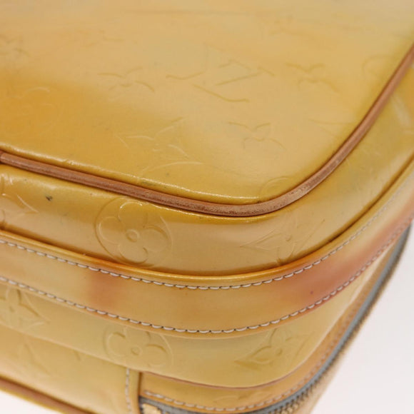 LOUIS VUITTON Monogram Vernis Wooster Shoulder Bag Gris M91036 LV Auth 156362