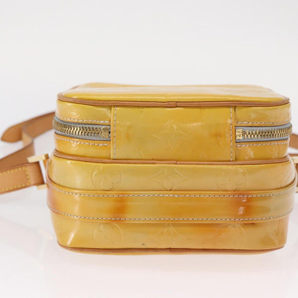 LOUIS VUITTON Monogram Vernis Wooster Shoulder Bag Gris M91036 LV Auth 156362